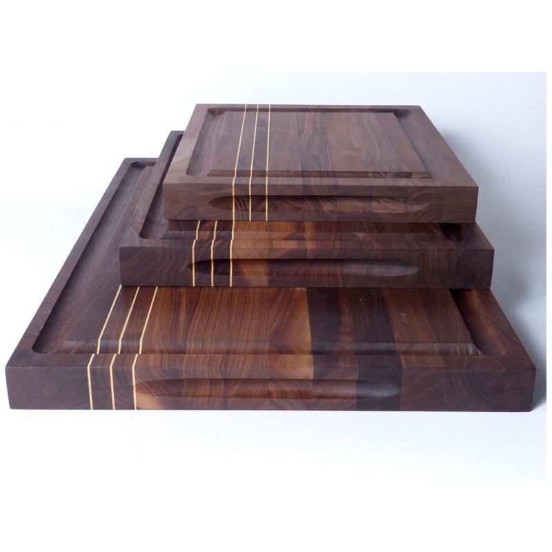 Planche à Jus Noyer 15" X 12"   - Arbol - Planche à découper - PL-070N - La Guilde Culinaire