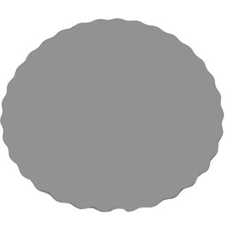 Support à gâteau rond argenté et festonné - 25.4 cm / 10 po - 5 unit - La Guilde Culinaire - Accessoire - - La Guilde Culinaire