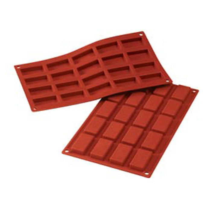 Moule FINANCIER en silicone flexibles SILICONFLEX    - SilikoMart - Moule à gâteaux -  - La Guilde Culinaire