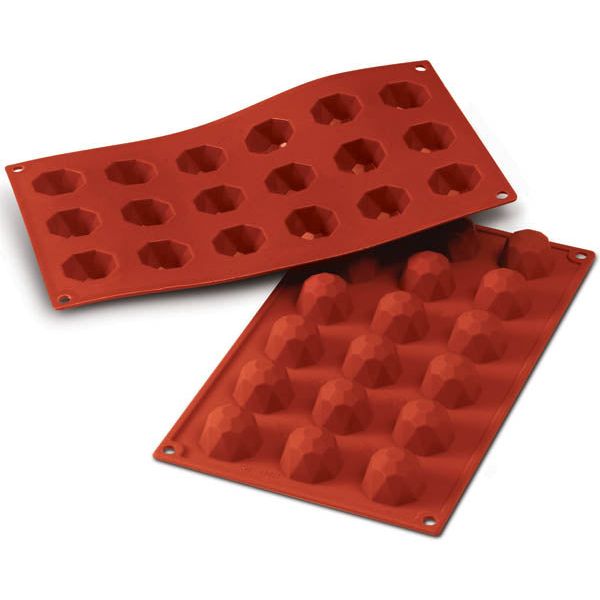 Moule en silicone petits Diamants    - SilikoMart - Moule à gâteaux -  - La Guilde Culinaire