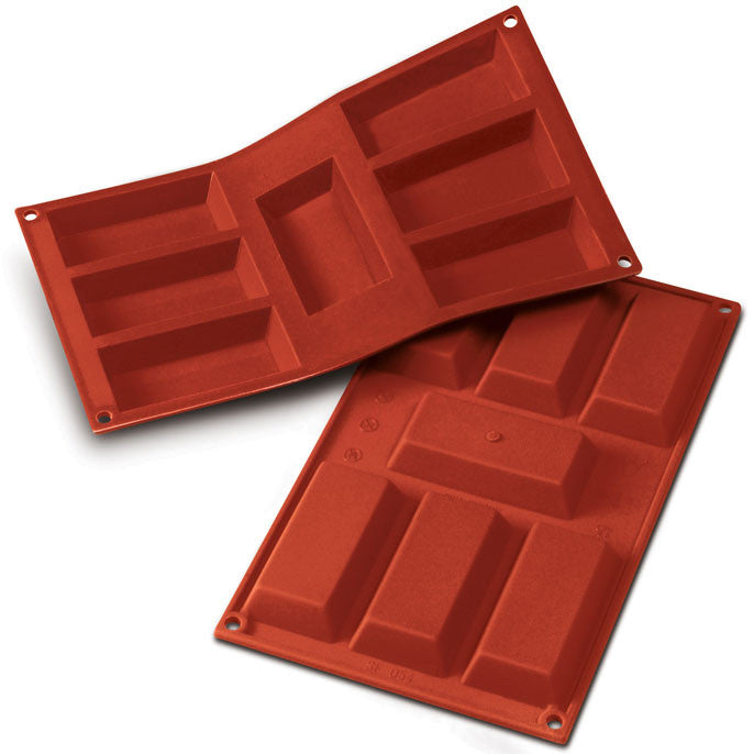 Moule FINANCIER en silicone flexibles SILICONFLEX    - SilikoMart - Moule à gâteaux -  - La Guilde Culinaire