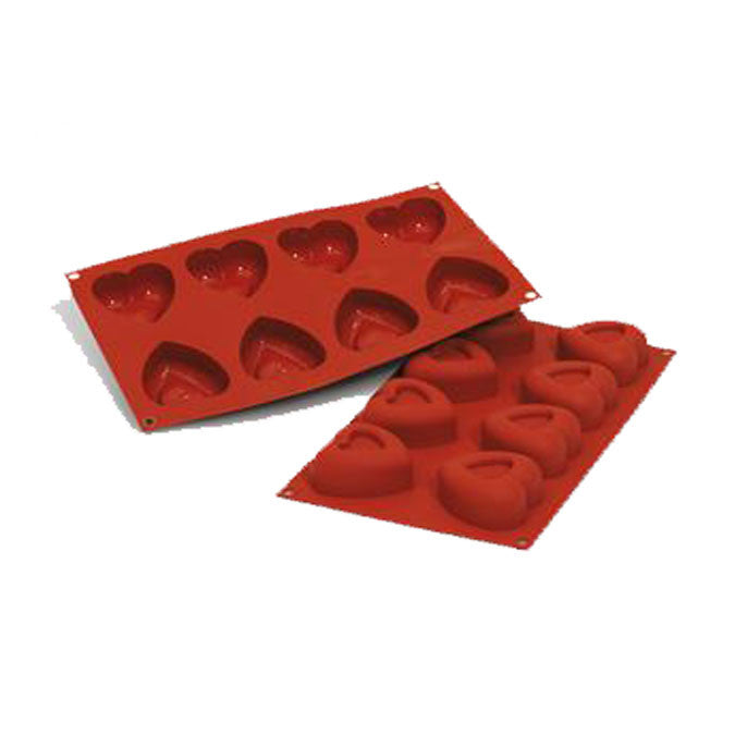 Moule en silicone coeur passion    - SilikoMart - Moule à gâteaux -  - La Guilde Culinaire