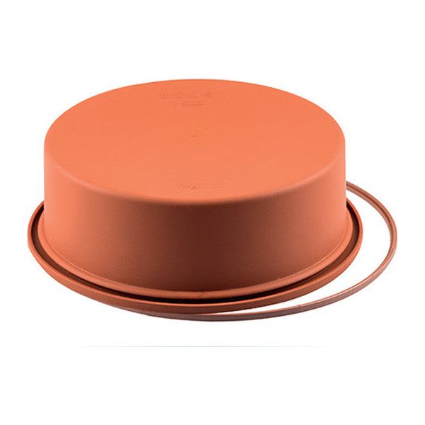 Moule Génoise Ronde Ø 180 mm en silicone flexible SILICONFLEX    - SilikoMart - Moule à gâteaux -  - La Guilde Culinaire