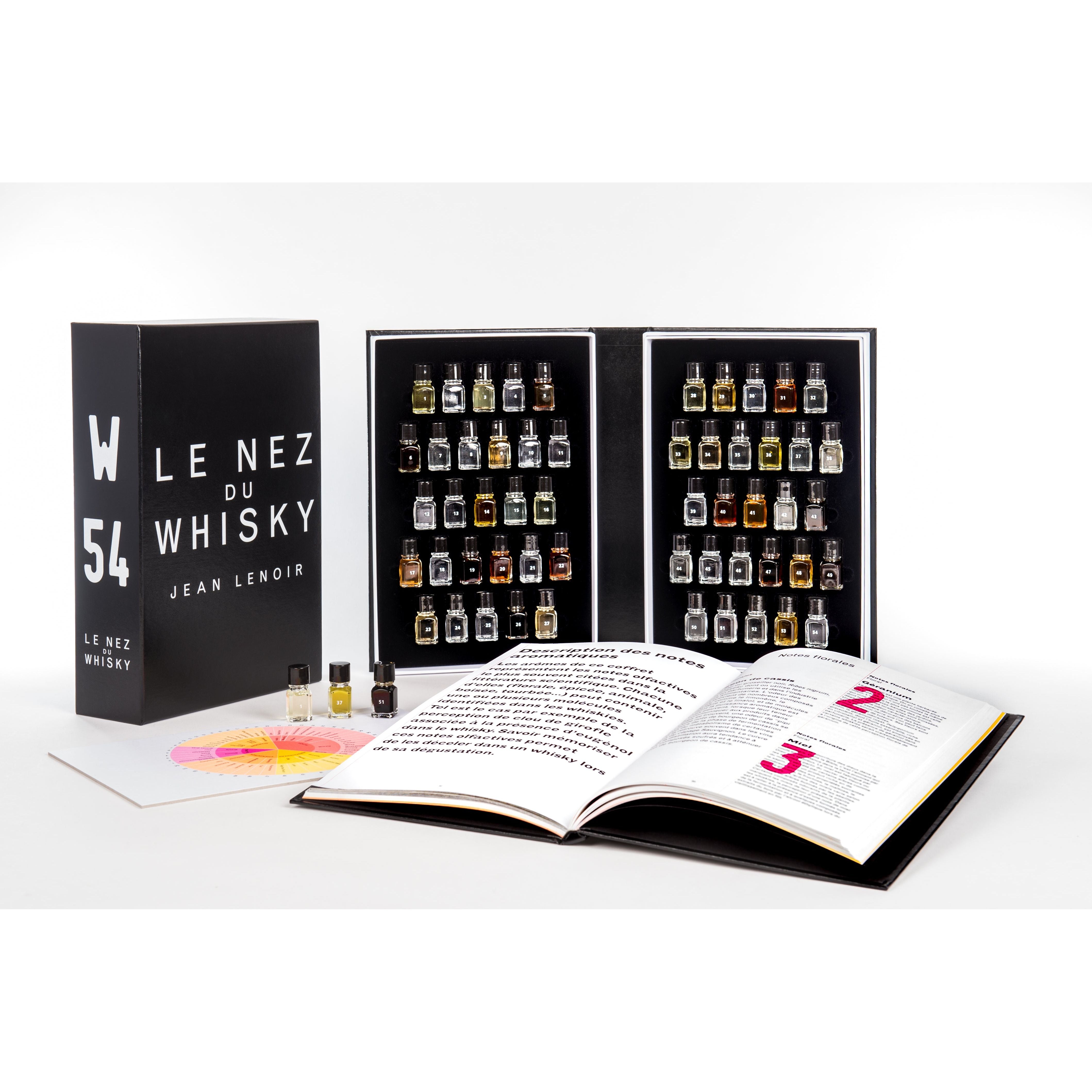 Le Nez du Whisky 54 arômes    - Le Nez du Vin - Livre d'alcool et boisson -  - La Guilde Culinaire