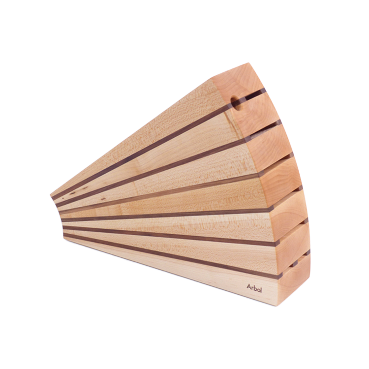 Bloc à couteaux en bois Érable   - Arbol - Bloc à couteaux - BL-010E - La Guilde Culinaire