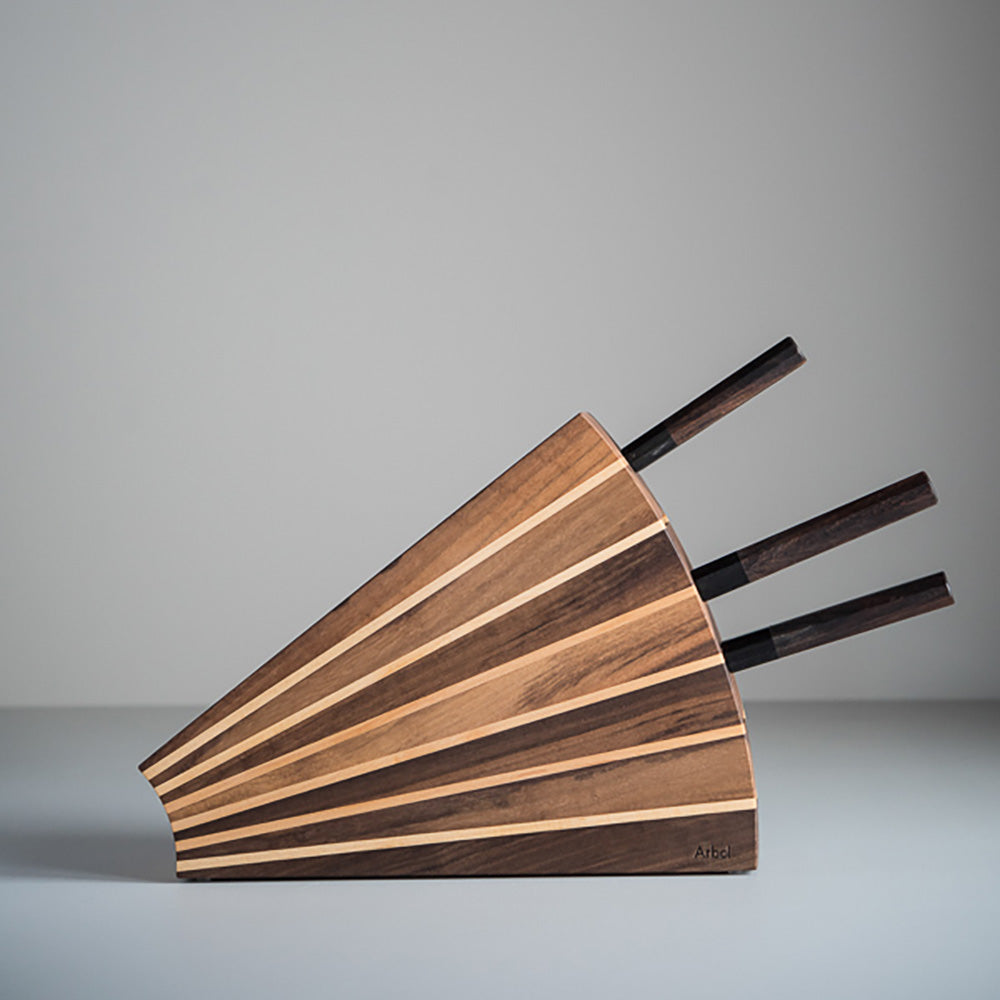 Bloc à couteaux en bois    - Arbol - Bloc à couteaux -  - La Guilde Culinaire