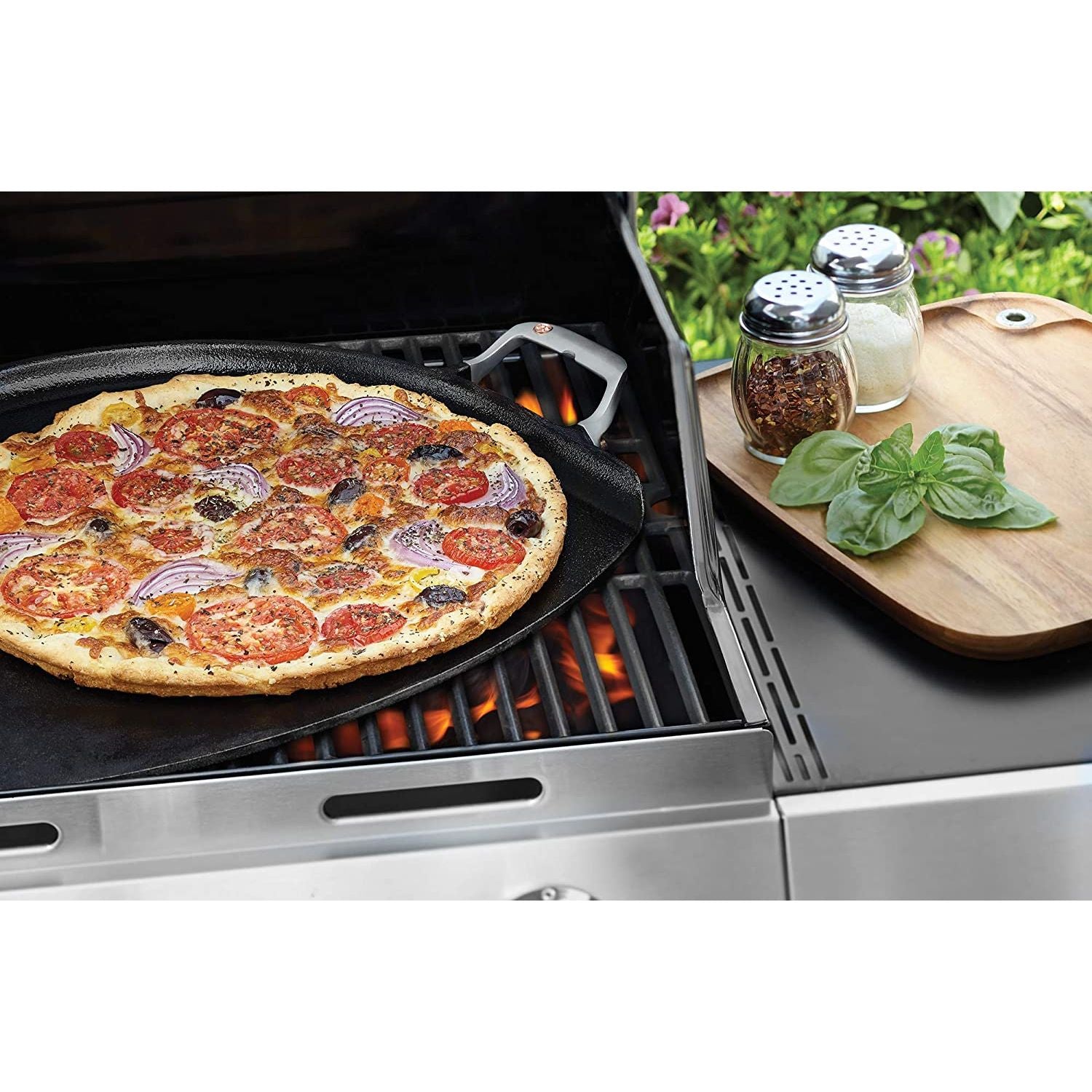 Poêle à pizza en fonte !    - Outset - Poêle -  - La Guilde Culinaire