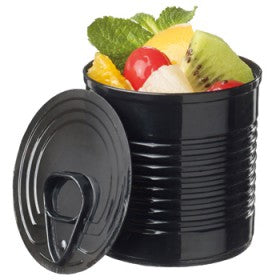 Boite de conserve noir PP 220 ml - paquet 20    - Solia - Service de table jetable -  - La Guilde Culinaire