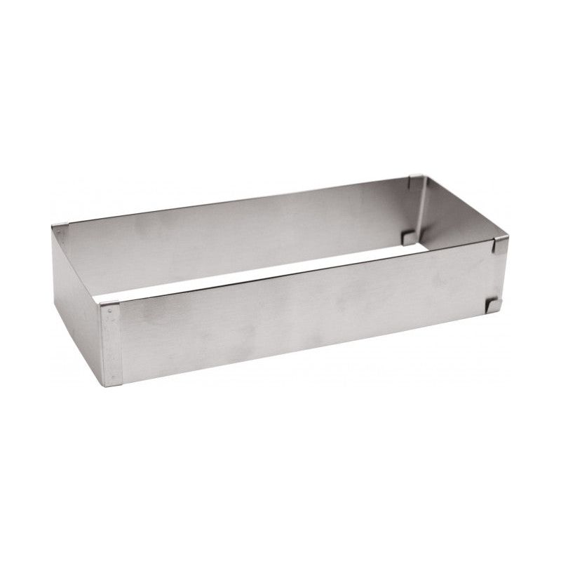 Cadre pâtissier rectangle extensible inox de 25 à 48 cm    - Scrapcooking - Cadre à pâtisserie -  - La Guilde Culinaire
