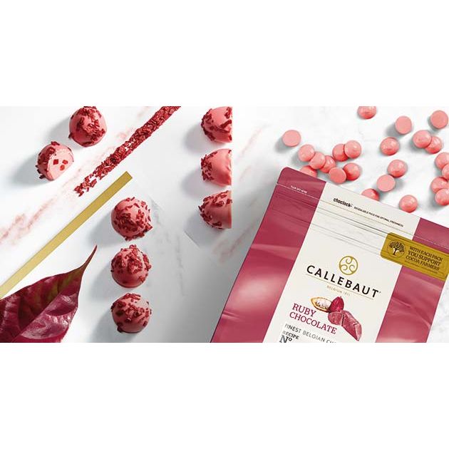 Chocolat de couverture RUBY 33% cacao    - Callebaut - Chocolat au lait -  - La Guilde Culinaire