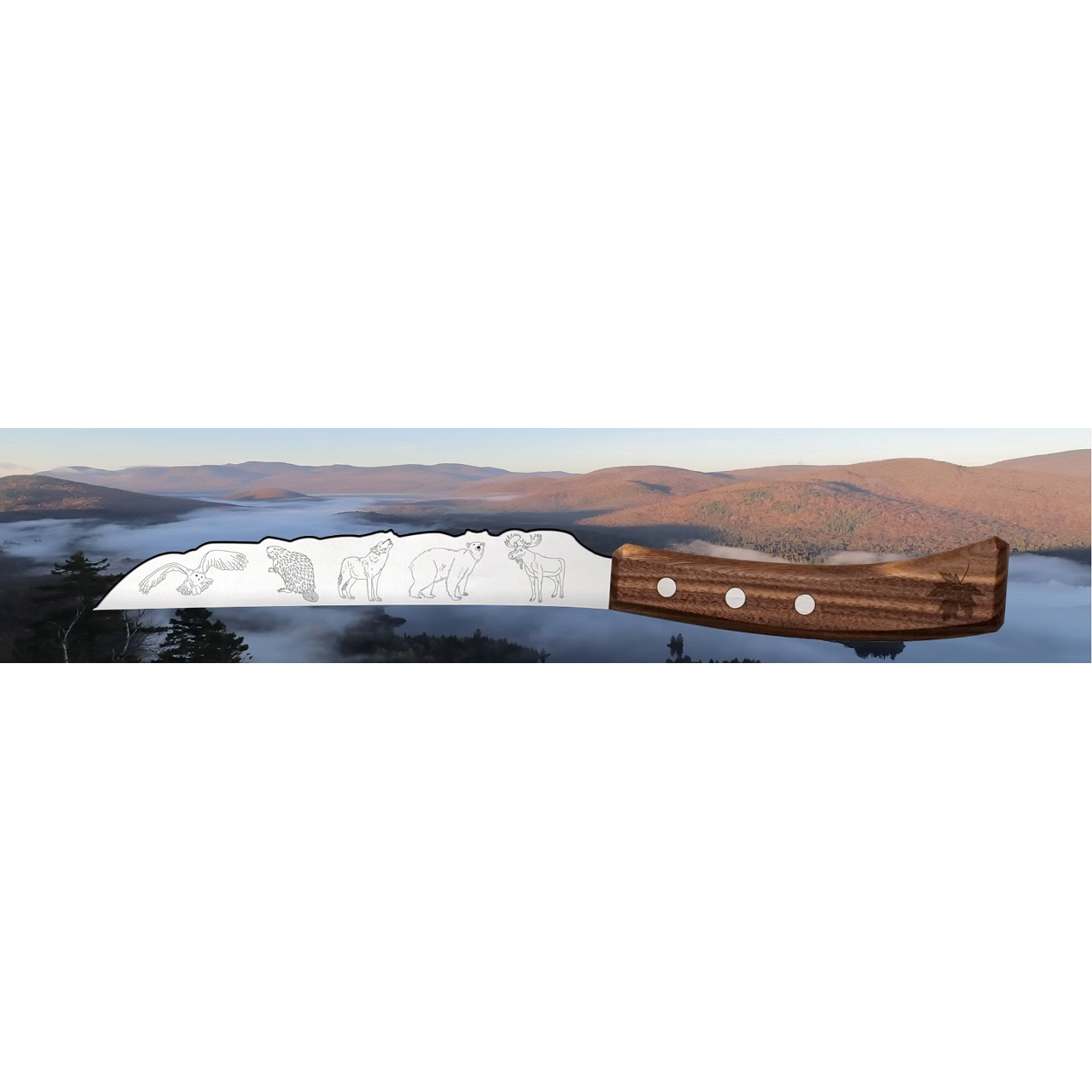 Couteau Universel Vie Sauvage du Canada    - PanoramaKnife - Couteau de Chef -  - La Guilde Culinaire