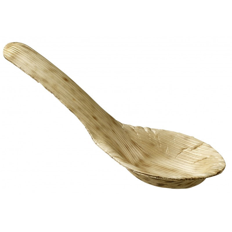 Cuillères en Feuilles de Bambou - pqt 50    - Solia - Service de table jetable -  - La Guilde Culinaire