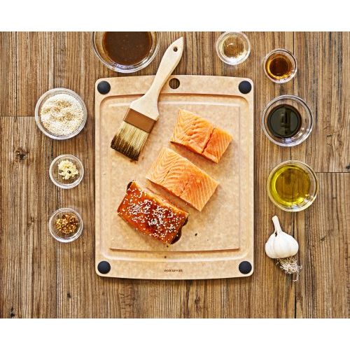 Surface ALL IN ONE Non-Slip Naturel /noir (17.5X13")    - Epicurean - Planche à découper -  - La Guilde Culinaire