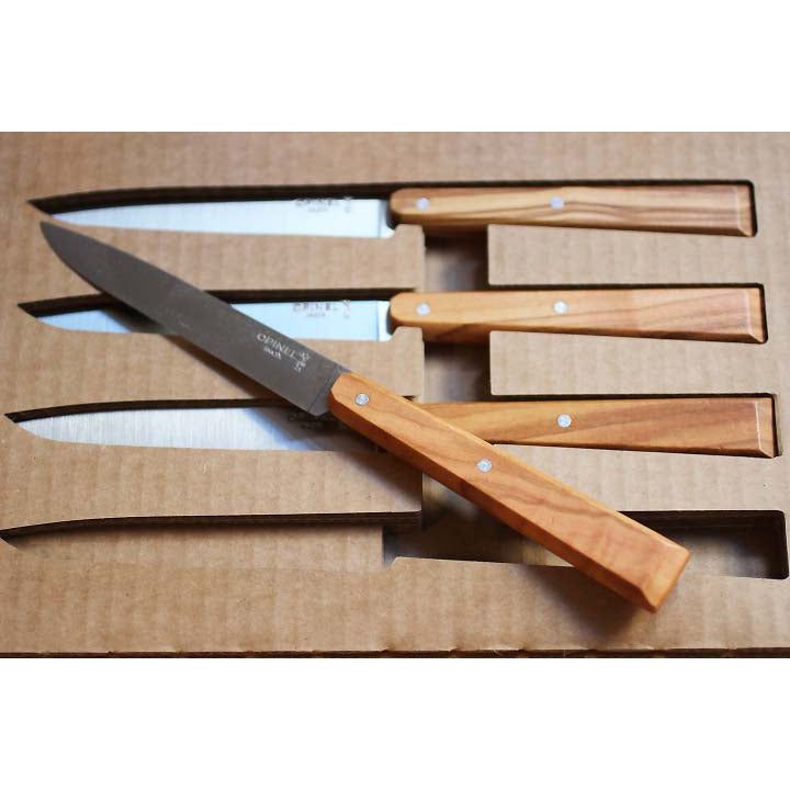 Opinel - Coffret de 4 couteaux Esprit Sud N°125    - Opinel - Couteau de table -  - La Guilde Culinaire