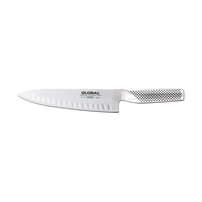 Global G-77 Couteau de Chef Alvéolé 20 cm    - Global - Couteau de Chef -  - La Guilde Culinaire