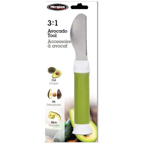 Outil 3 en 1 pour avocat !    - Microplane - Eplucheur et évideur -  - La Guilde Culinaire