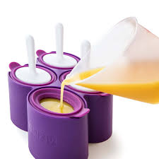 Moules ronds pour 4 pops glacés *    - Zoku - Appareil à glace et crème glacée -  - La Guilde Culinaire