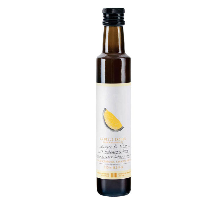 Vinaigre de citron et balsamique blanc 250ml    - La Belle Excuse - Vinaigre -  - La Guilde Culinaire