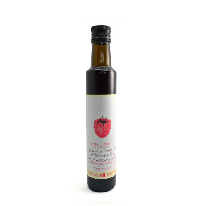 Vinaigre de framboises et balsamique blanc 250ml    - La Belle Excuse - Vinaigre -  - La Guilde Culinaire