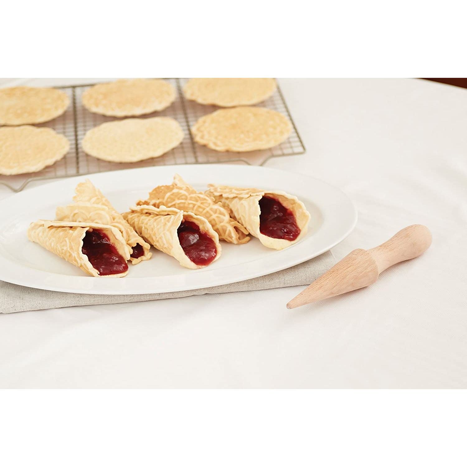 Cône pour pizzelle et cornet    - Fox Run - Cône pour pâtisserie -  - La Guilde Culinaire
