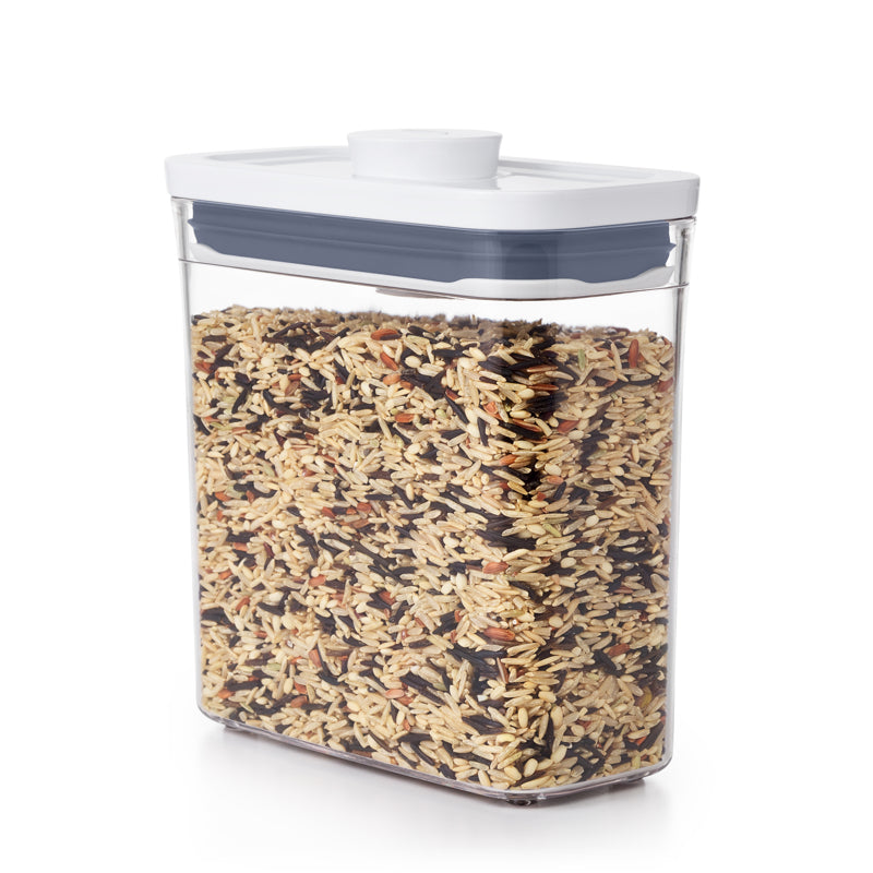 Contenant court rectangle mince hermétique 1.1L POP 2.0    - OXO - Contenant pour aliment -  - La Guilde Culinaire