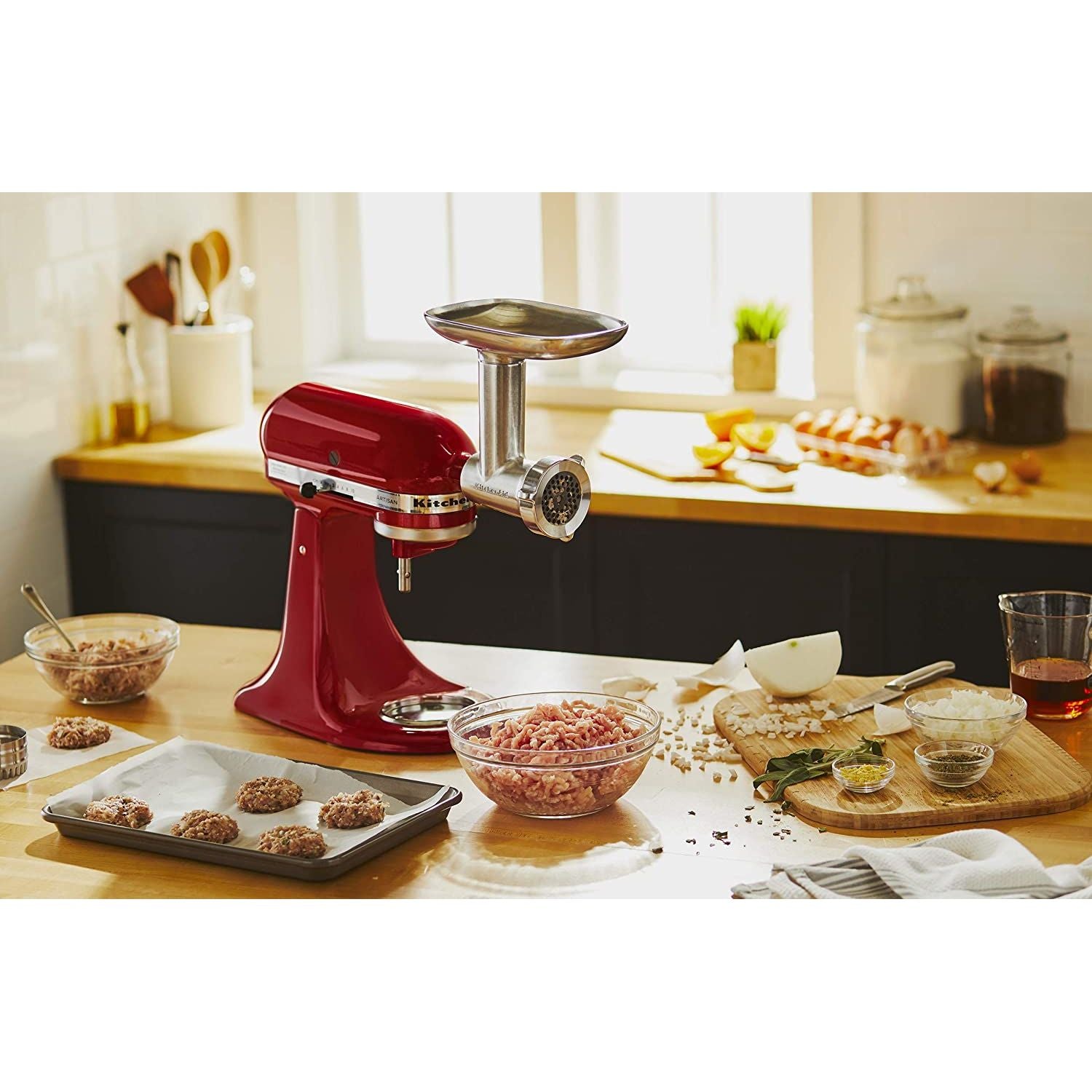 Hachoir en métal pour Batteur Kitchenaid - Kitchenaid - Hachoir - - La Guilde Culinaire
