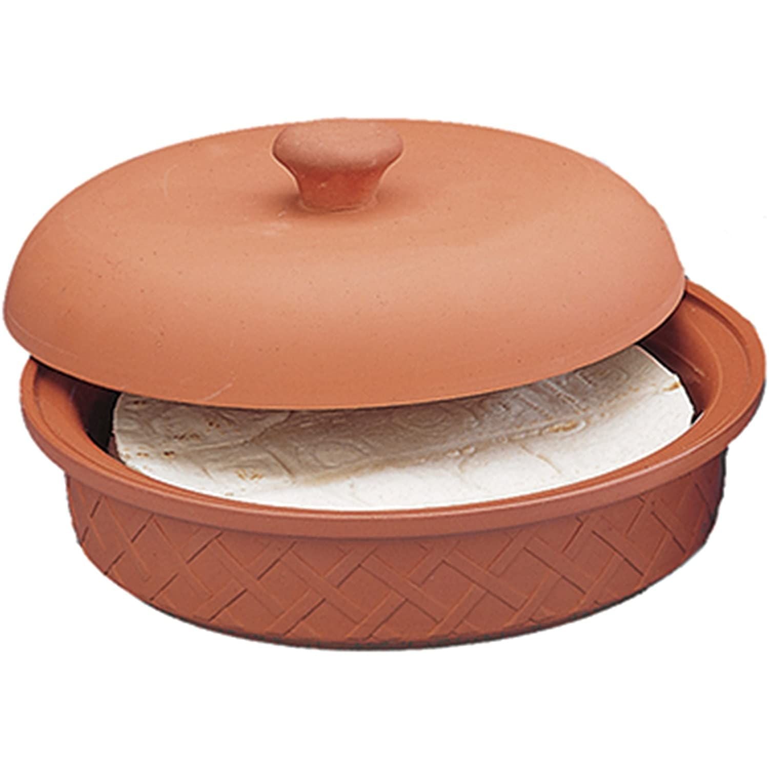 Chauffe Tortillas, en Terre Cuite    - Fox Run - Chauffe tortillas -  - La Guilde Culinaire