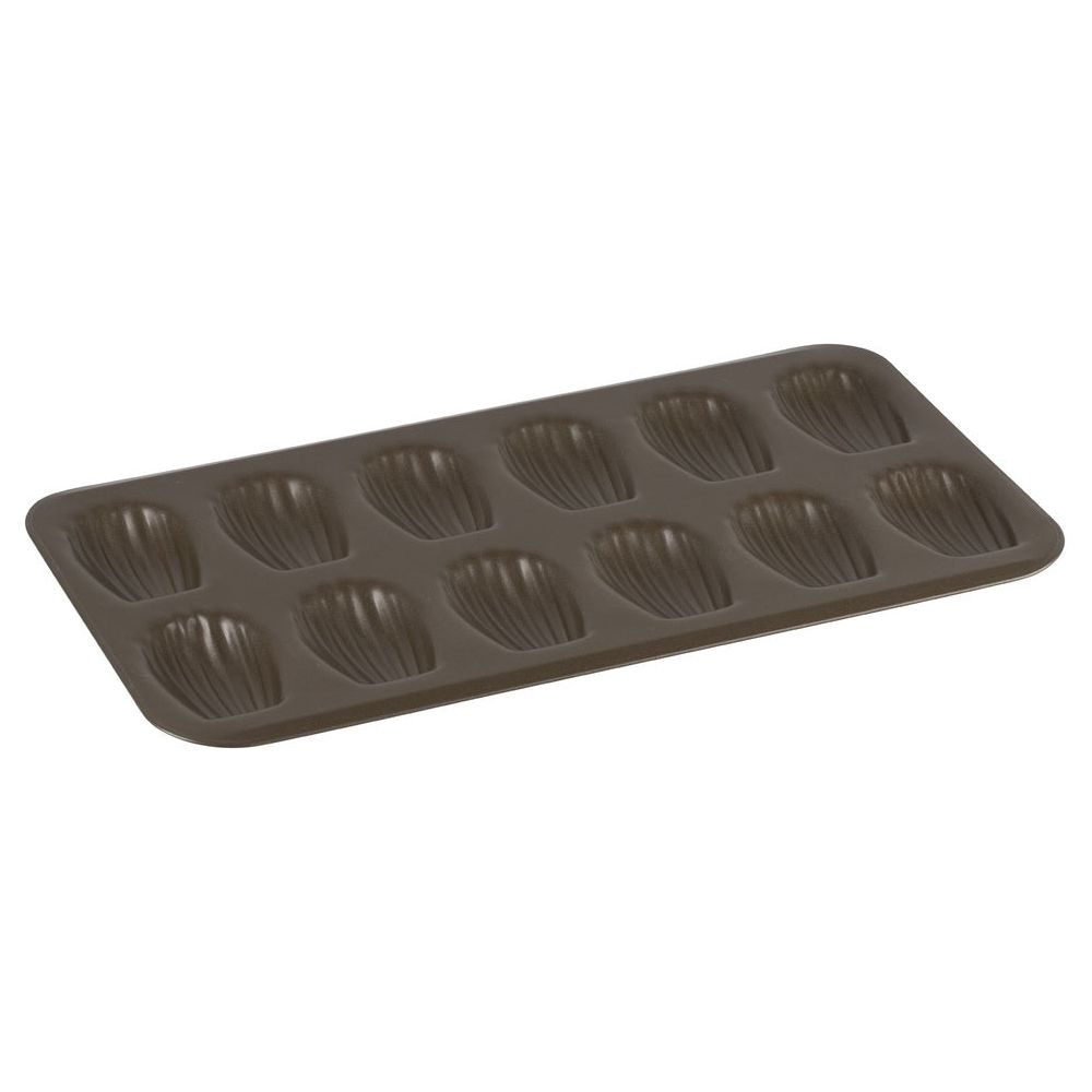 Plaque de cuisson antiadhésive en acier 12 Madeleines    - Gobel - Plaque de cuisson -  - La Guilde Culinaire