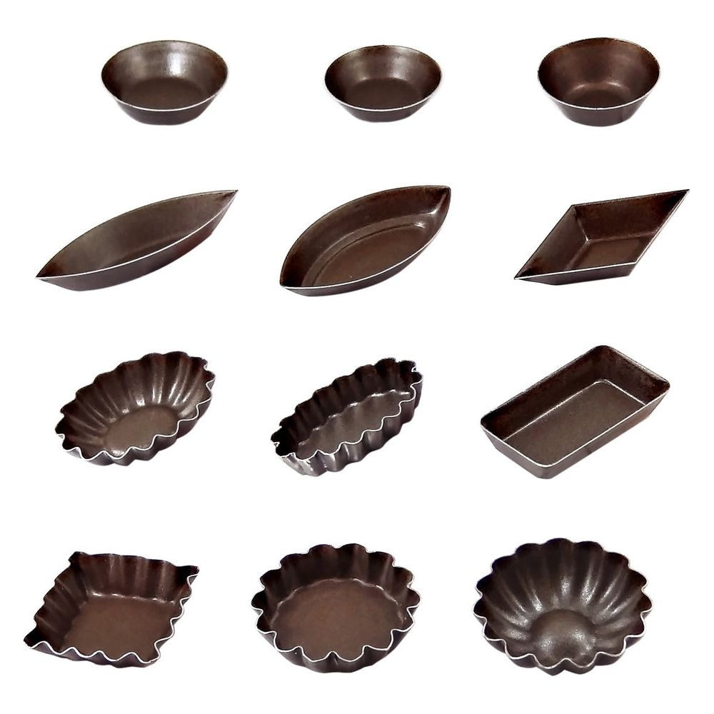 Moules petits fours - Set de 60 pièces    - Gobel - Moule à petit four -  - La Guilde Culinaire