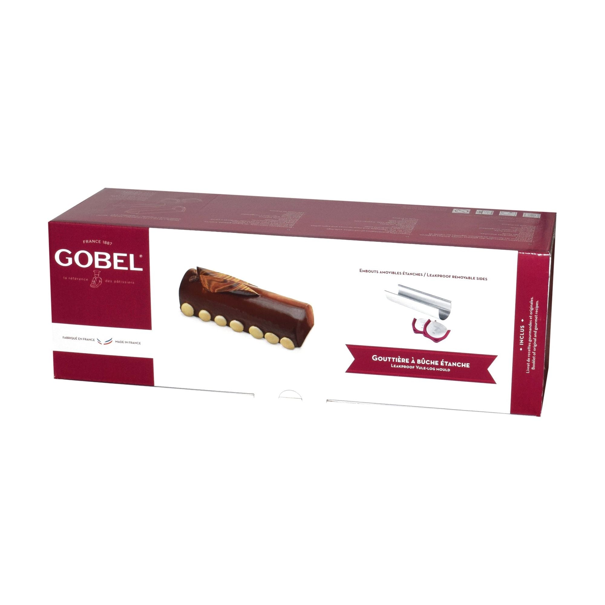 Gouttière à bûche inox démontable 30cm    - Gobel - Gouttière à bûche -  - La Guilde Culinaire