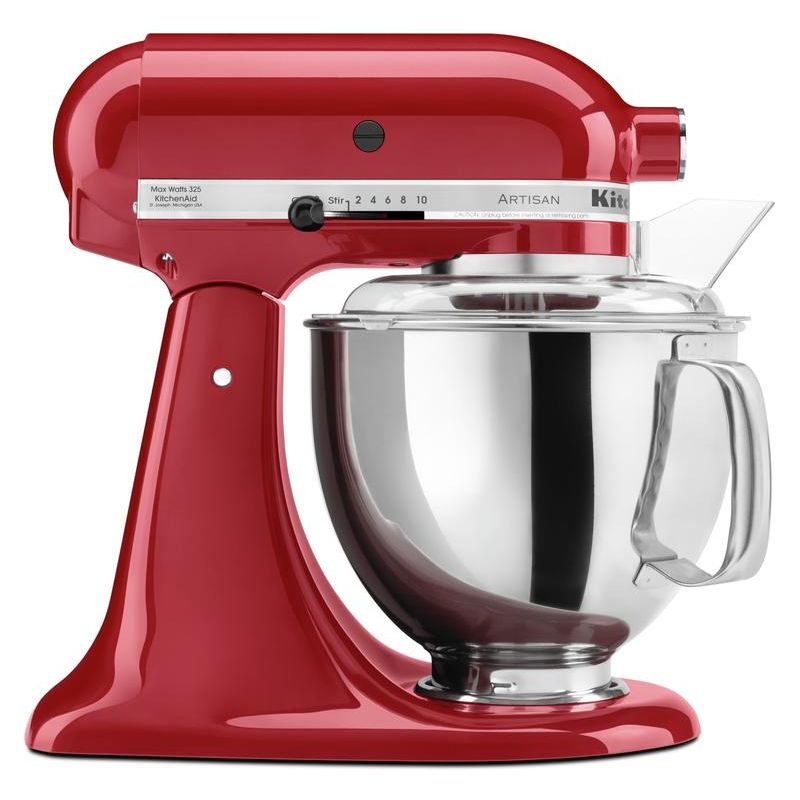 Batteur sur socle KitchenAid 4.7 L (5 pintes) Artisan Rouge    - Kitchenaid - Batteur sur socle -  - La Guilde Culinaire