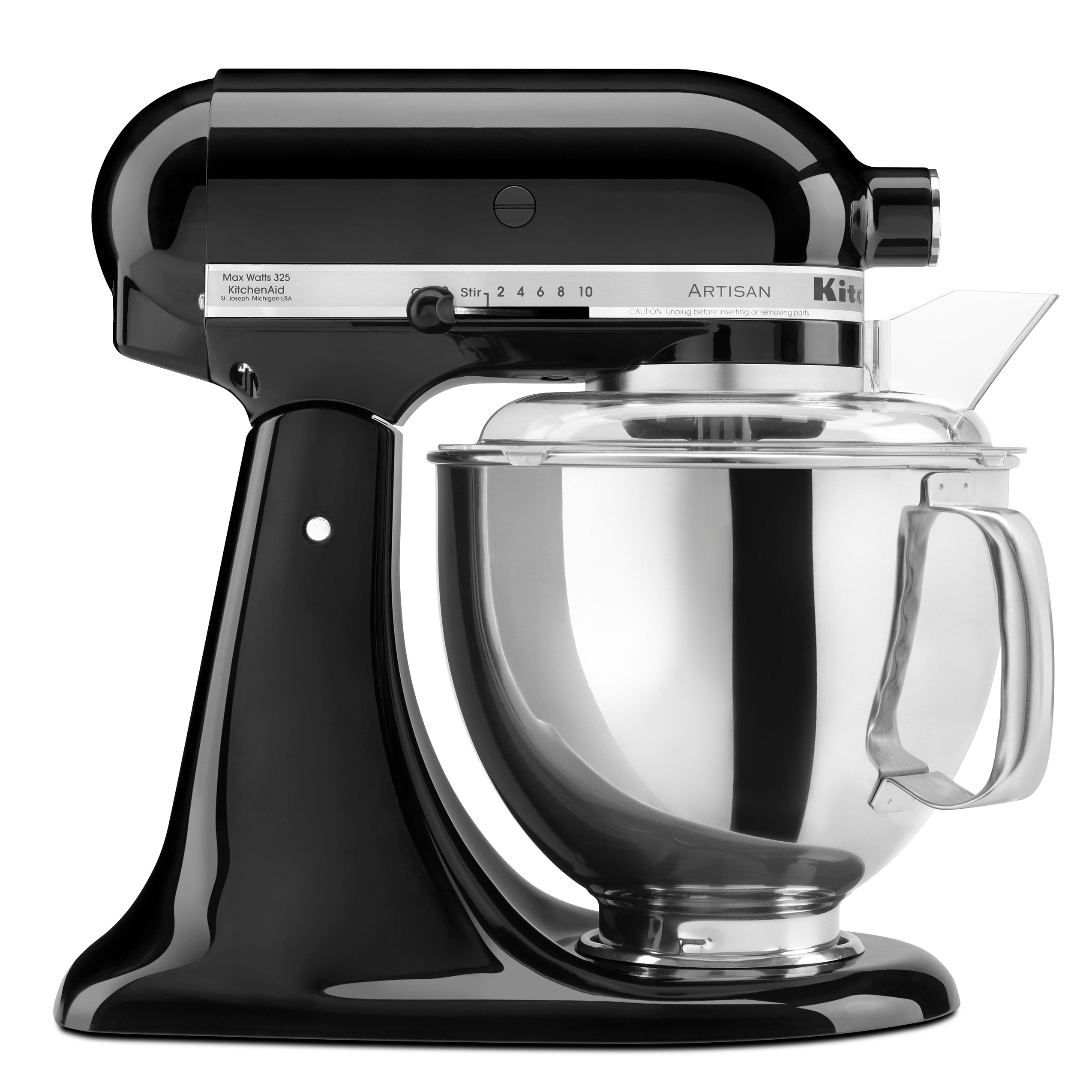 Batteur sur socle KitchenAid 4.7 L (5 pintes) Artisan - Noir    - Kitchenaid - Batteur sur socle -  - La Guilde Culinaire