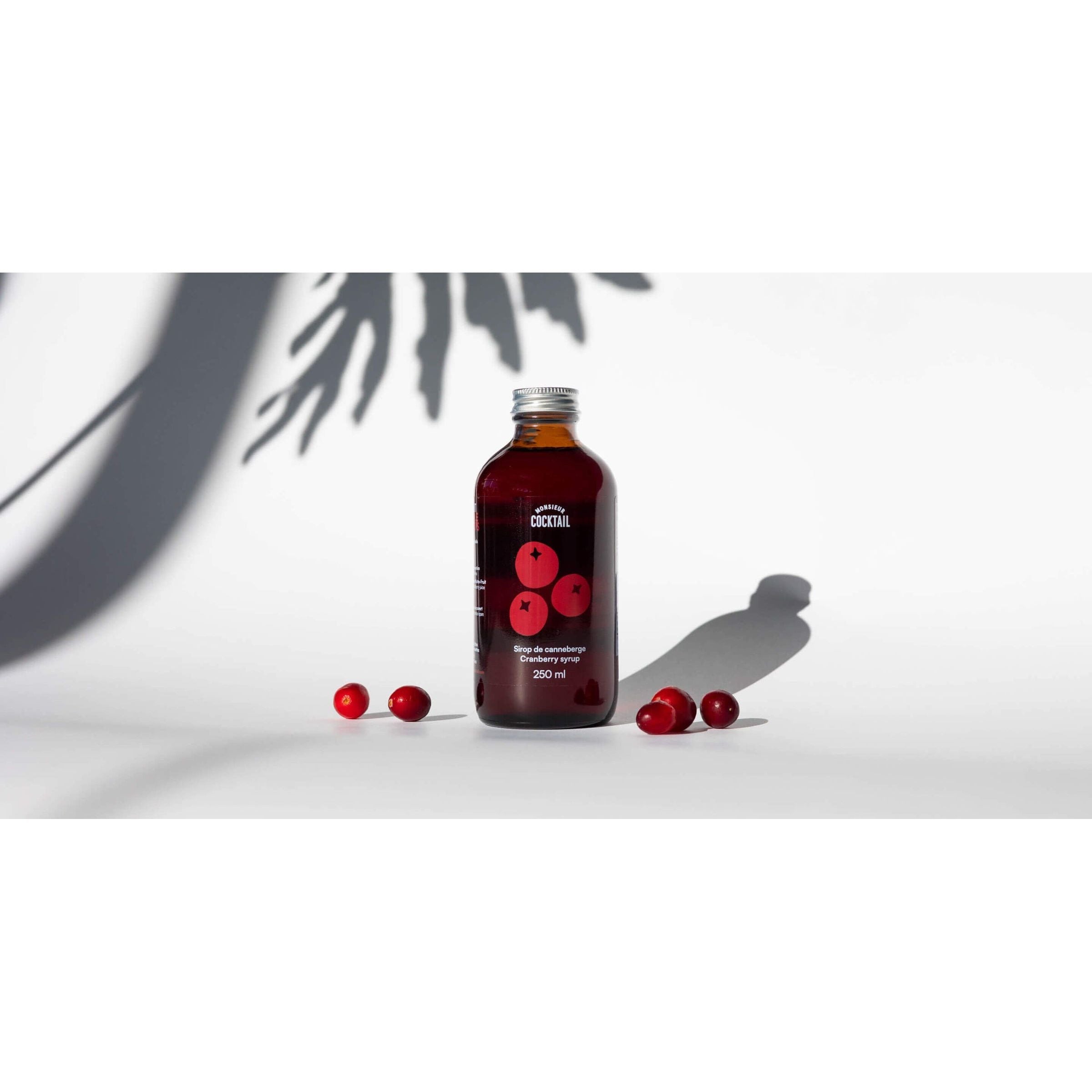 Sirop de canneberge 250 ml    - Monsieur Cocktail - Sirop -  - La Guilde Culinaire