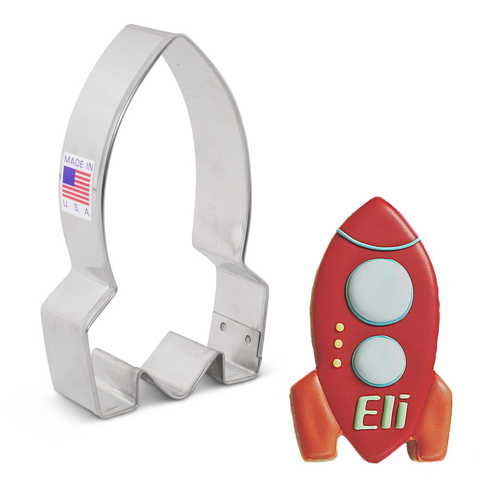 Emporte-pièce fusée 4" x 2 3/8"    - Ann Clark Cookie Cutters - Emporte-pièce -  - La Guilde Culinaire