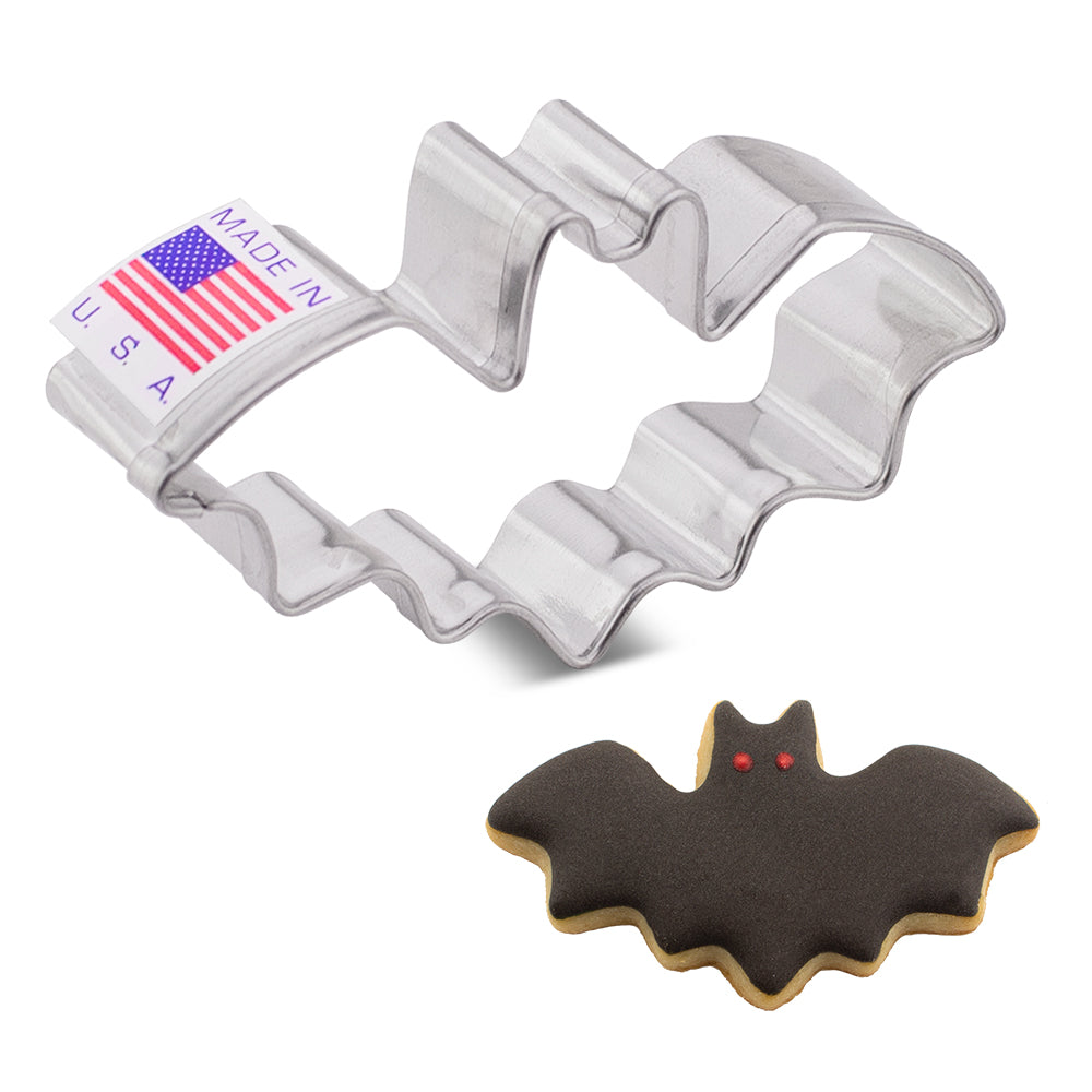 Emporte-pièce mini chauve-souris -  2 3/4" x 1 1/2"    - Ann Clark Cookie Cutters - Emporte-pièce -  - La Guilde Culinaire