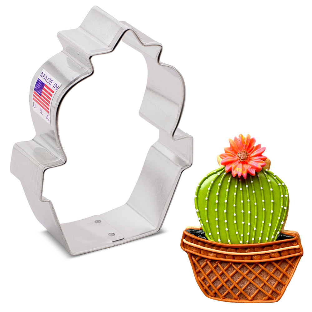 Emporte-pièce en forme de cactus de figue de barbarie, 3"    - Ann Clark Cookie Cutters - Emporte-pièce -  - La Guilde Culinaire
