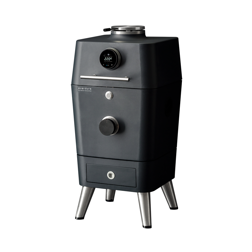 BBQ au charbon de bois 4K Everdure Graphite   - Everdure - BBQ - HBCE4KGUS - La Guilde Culinaire