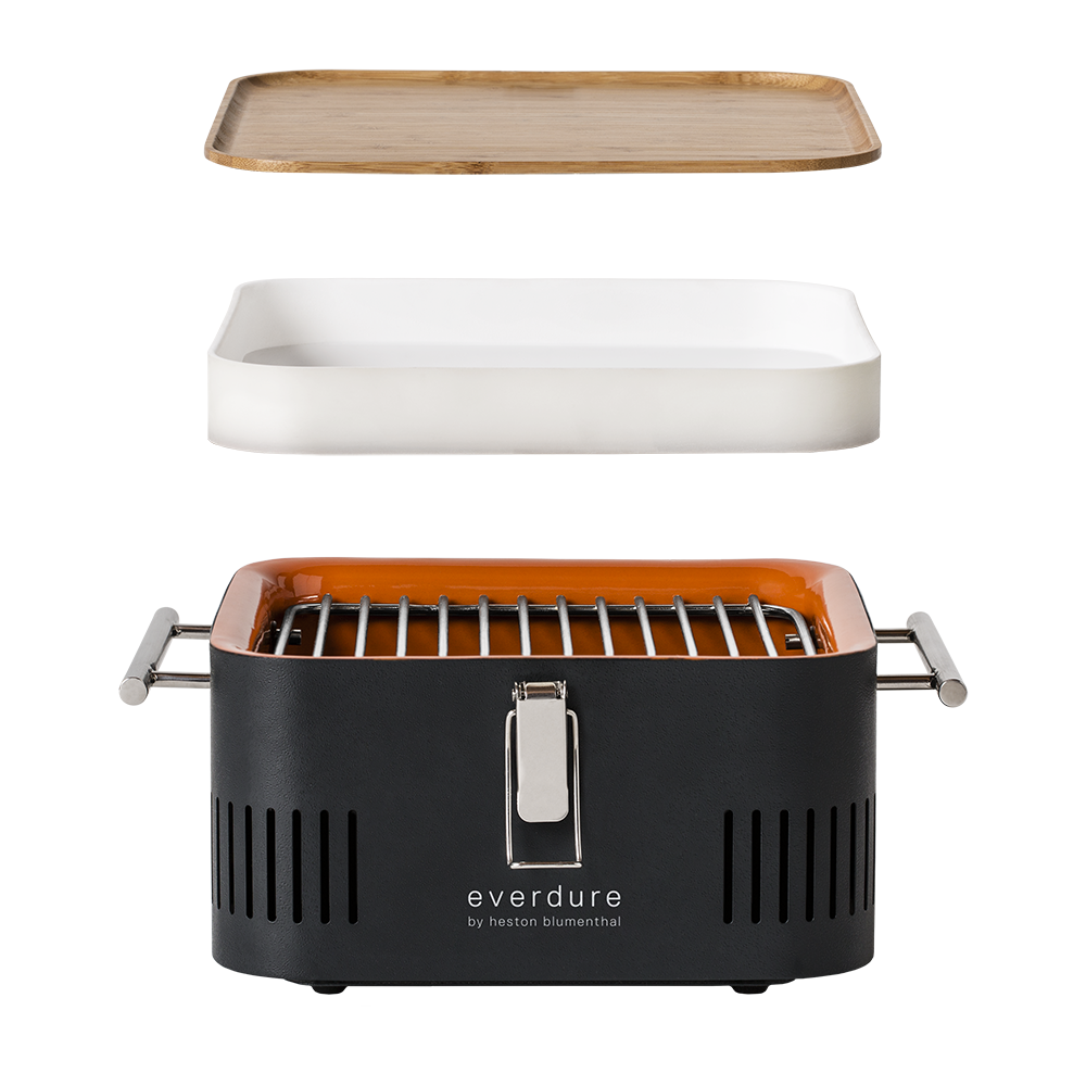 BBQ portable au charbon de bois CUBE Everdure    - Everdure - BBQ -  - La Guilde Culinaire