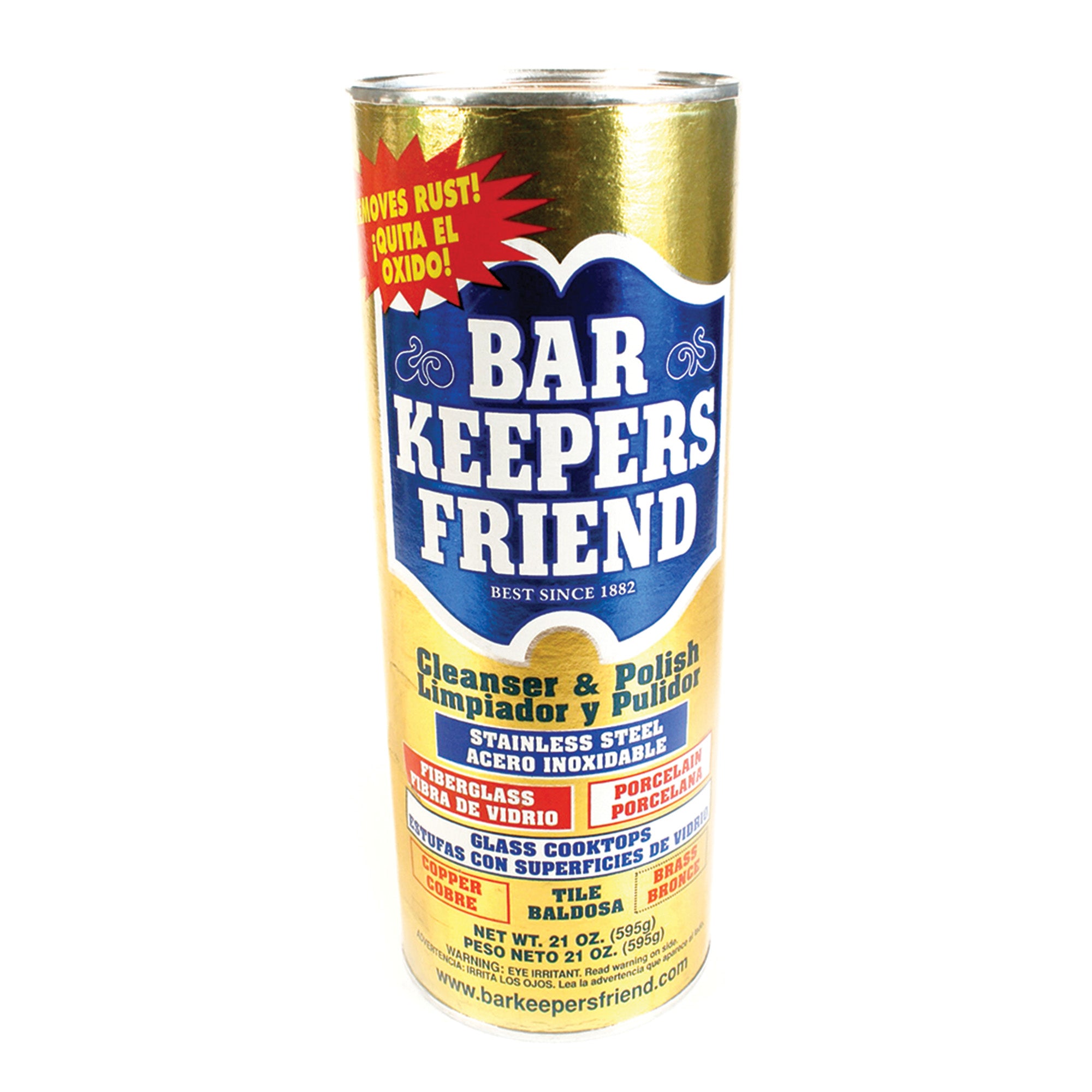 Bar Keepers Friend - Poudre nettoyante 21oz/595gr    - Fox Run - Nettoyant -  - La Guilde Culinaire