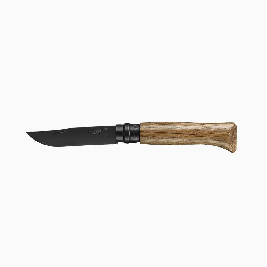 Opinel - N°08  Couteau de poche Édition Chêne Black    - Opinel - Couteau de poche -  - La Guilde Culinaire