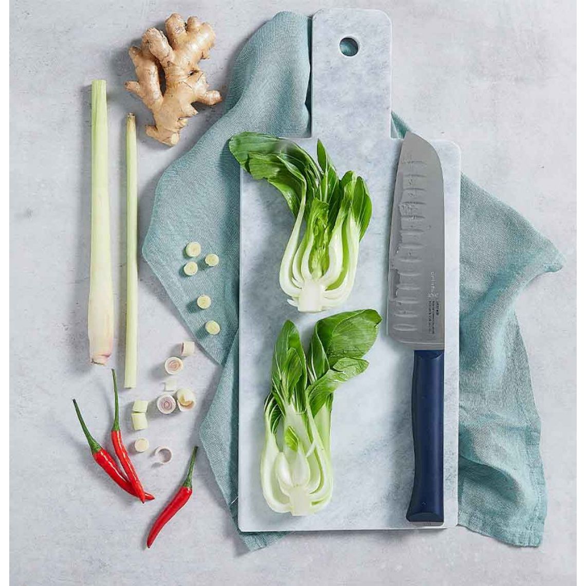 Opinel - N°219 Couteau Santoku Intempora - Opinel - Couteau Japonais - - La Guilde Culinaire
