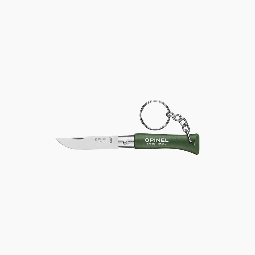 Opinel - N°04 Couteau Porte-Clés - Colorama Vert   - Opinel - Couteau de poche - 002054 - La Guilde Culinaire