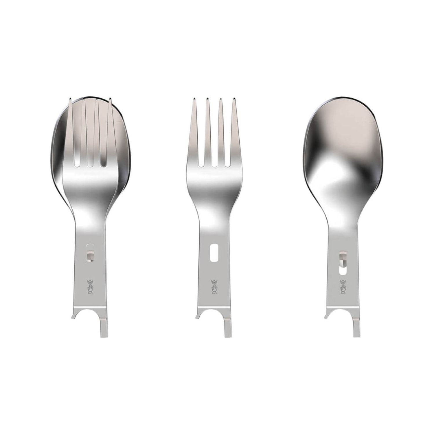 Opinel - Picnic+ Set fourchette et cuillère 2 en 1 pour Opinel N°08.    - Opinel - Ustensiles de poche -  - La Guilde Culinaire