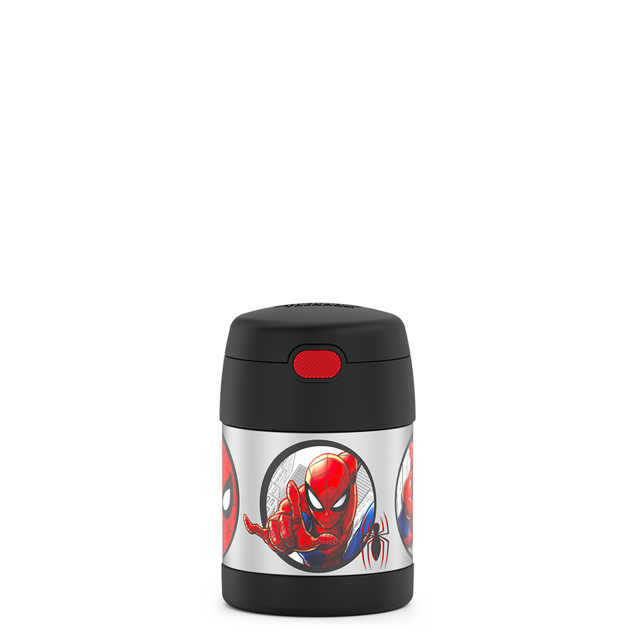 Contenant alimentaire Funtainer en acier inoxydable avec cuillère 10oz - Spider-man - Thermos - Contenant pour aliment - - La Guilde Culinaire