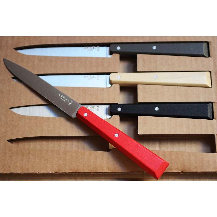 Opinel - Coffret de 4 couteaux Esprit Loft N°125    - Opinel - Couteau de table -  - La Guilde Culinaire