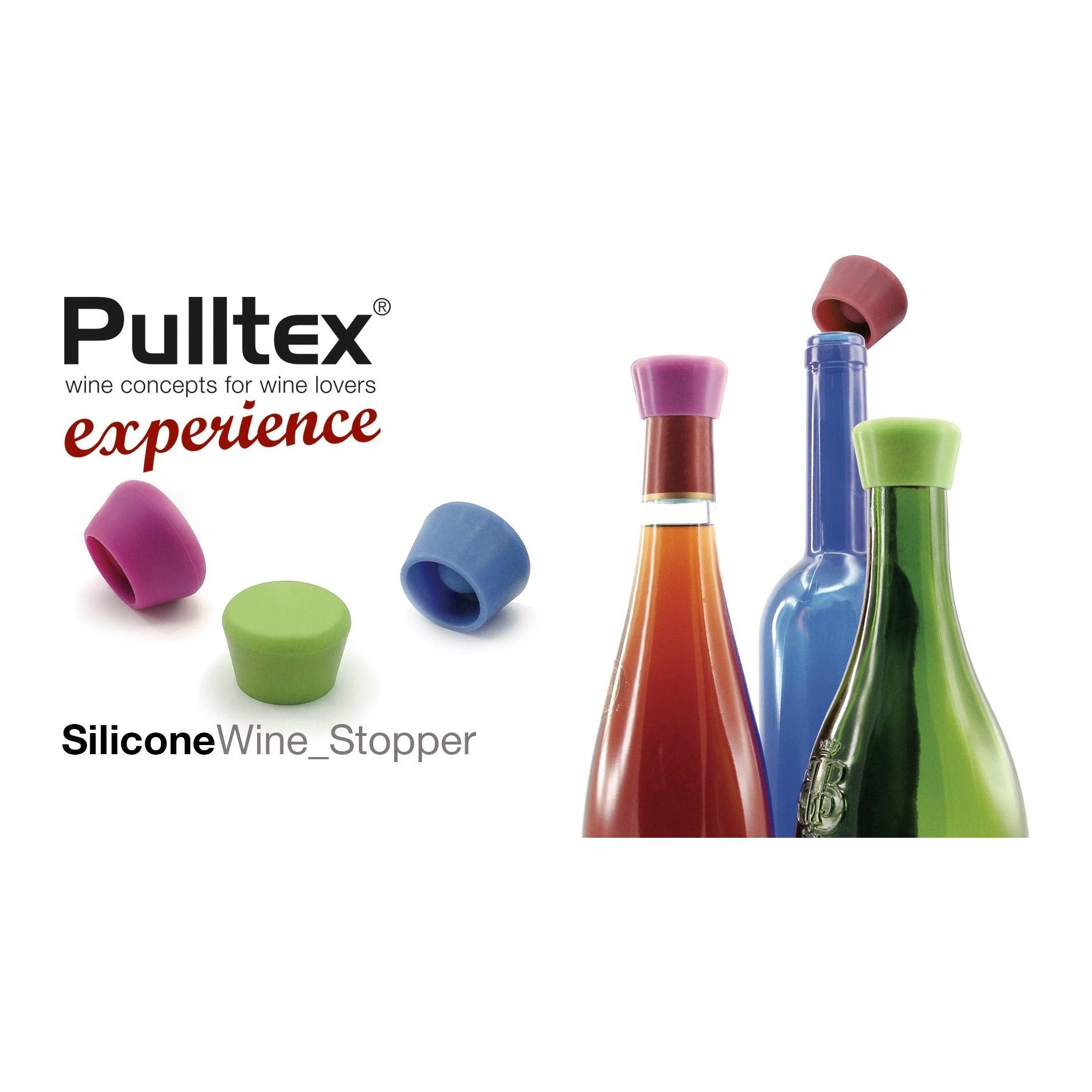 Bouchon À Vin En Silicone    - Pulltex - Bouchon à vin et champagne -  - La Guilde Culinaire
