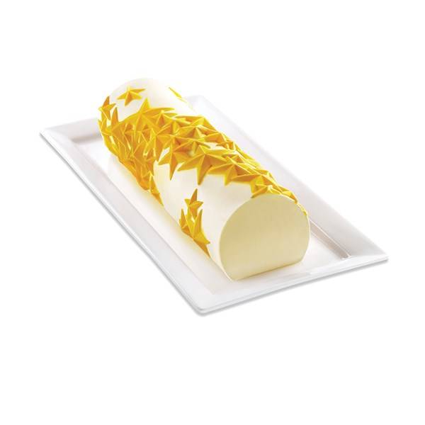 Moule Bûche 3D Starlight    - SilikoMart - Moule à bûche -  - La Guilde Culinaire
