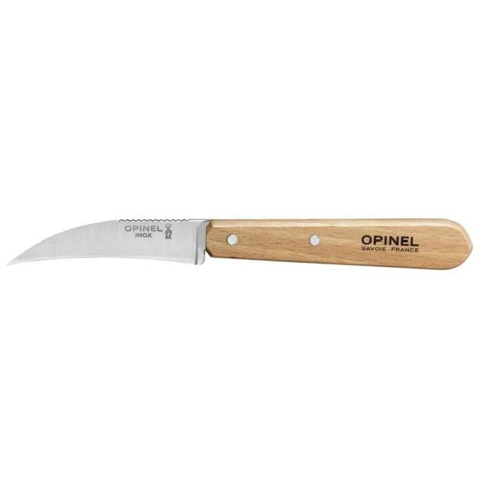 Opinel - Couteau à légumes N°114 Hêtre naturel   - Opinel - Couteau à légumes - 001923 - La Guilde Culinaire
