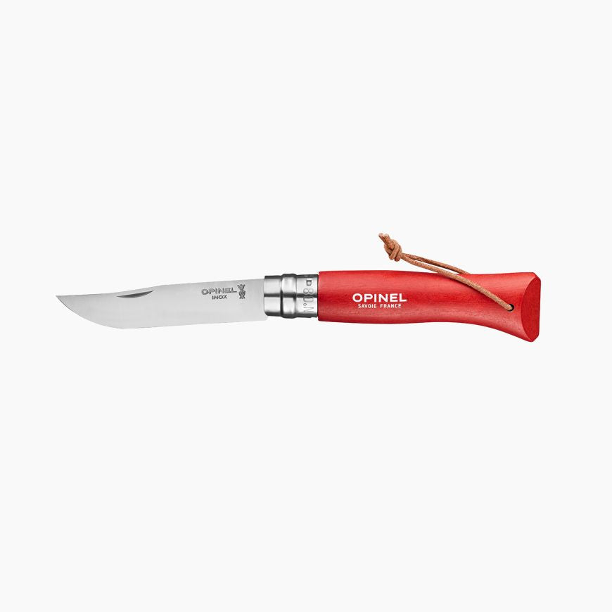 Opinel - N°08 Baroudeur Rouge    - Opinel - Couteau de poche -  - La Guilde Culinaire