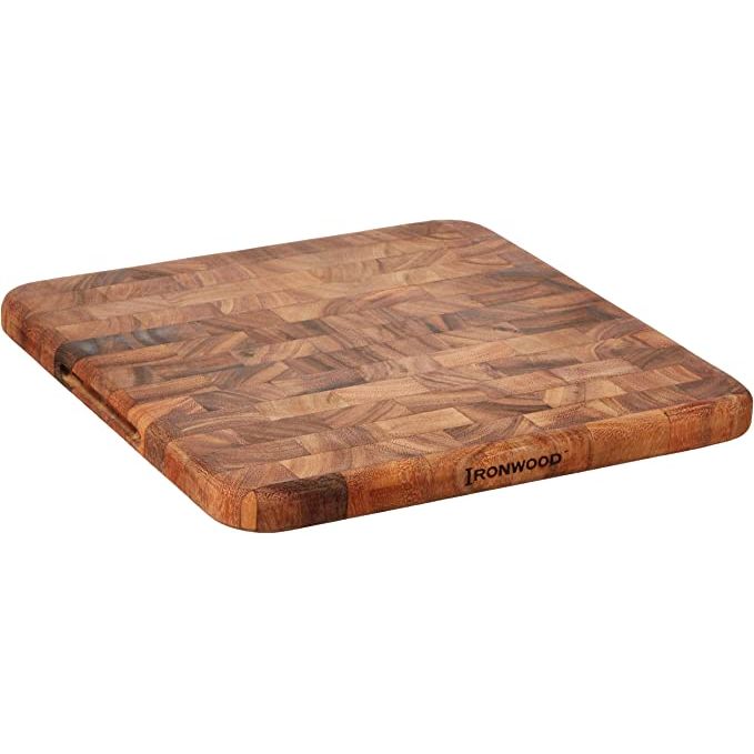 Planche à découper Oslo grain fin en Acacia carrée    - Ironwood - Planche à découper -  - La Guilde Culinaire
